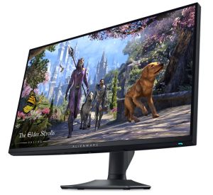 Монитор Dell Alienware AW2725QF, 27" LED Anti-Glare, IPS, 0.5 ms GtG, AMD FreeSync Premium Pro, NVIDIA G-SYNC, 1000:1, 500 cd/m2, 4K UHD (3840 x 2160), 180Hz, 100% sRGB, 95% DCI-P3 ,HDMI, DP, USB 3.2 hub, USB-C, PIP, PBP, Height Adjustable, Pivot, Swivel,