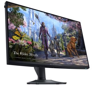 Монитор Dell Alienware AW2725QF, 27" LED Anti-Glare, IPS, 0.5 ms GtG, AMD FreeSync Premium Pro, NVIDIA G-SYNC, 1000:1, 500 cd/m2, 4K UHD (3840 x 2160), 180Hz, 100% sRGB, 95% DCI-P3 ,HDMI, DP, USB 3.2 hub, USB-C, PIP, PBP, Height Adjustable, Pivot, Swivel,