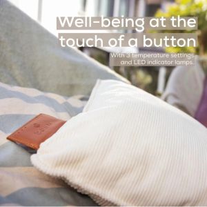 Термоподложка Beurer HK 77 Heaty cashmere-creme + Beurer KS 19 Pure White