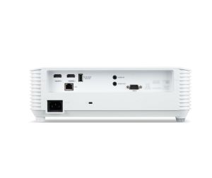 Мултимедиен проектор Acer Projector P5550, DLP, Full HD (1920x1080), 5200 ANSI Lumens, 18,000:1 Dynamic Black, 1.3X Zoom, LAN RJ45, 2x HDMI (1.4b), DC Out (5V/1.5A, USB-A), RS232, Speaker 10W, Bluelight Shield, 2.75 kg, Bag, 3Y, White