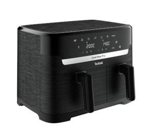 Уред за здравословно готвене Tefal EY901N10 Dual Easy Fry Essential Blk
