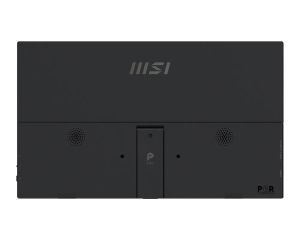 Монитор MSI PRO MP165 E6 Portable Monitor, 15.6", 4ms, 60Hz IPS, 1920x1080, EyesErgo, Anti-flicker, Less Blue Light, 250nits AG, 16.7M, 1000:1, 2xType-C(15W), HDMI(2.0b), 2x1W, Tilt, VESA 75, Black, 0.78kg