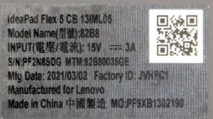 Lenovo IdeaPad Flex 5 CB 13IML05 Chrome OS