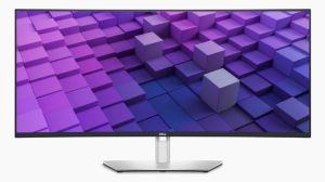 Монитор Dell U3824DW, 37.5'' UltraSharp Curved WQHD+(3840x1600) AG, IPS, 21:9, 5ms, 2000:1, 300 cd/m2, PD 90W, 100% Srgb, HDMI, DP, USB-C Hub, USB 3.2, RJ45, Speacers, Height Adjustable, Swivel, Tilt, Black