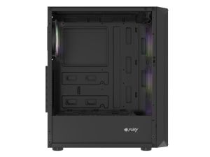 Кутия за компютър Fury PC Case Shobo SH4F RGB Midi Tower, Window, Black