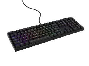 Клавиатура Genesis Mechanical Gaming Keyboard Thor 404 Black RGB Backlight Gateron Yellow Pro, US Layout
