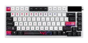 Геймърска безжична Клавиатура ASUS ROG Azoth X - White