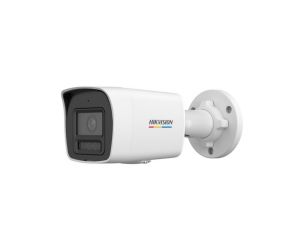 Камера HikVision 4 MP ColorVu with Smart Hybrid Light Fixed Bullet Network Camera, 4 mm, F1.0, IR, White Light up to 30m, H.265+, IP67, built-in microphone, 12Vdc/PoE 7.5W