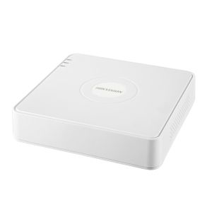 Рекордер HikVision DS-7104NI-Q1 recorder, 4 IP Cameras, record up to 4 MP (2560x1440); H.265, 1 SATA HDD up to 6TB, 2 USB, 100Mbit; Video input: HDMI/VGA (1080p)
