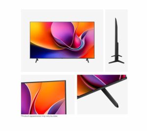 Телевизор Hisense 50" A6Q, 4K Ultra HD 3840x2160, DLED, DFA, Precision Colour, HDR 10+, HLG, Dolby Vision,Light sensor, Smart TV, WiFi, BT, AnyView Cast, Gaming Mode, 1xHDMI2 eArc, 3xHDMI, 2xUSB, LAN, CI+, DVB-T2/C/S2, Black