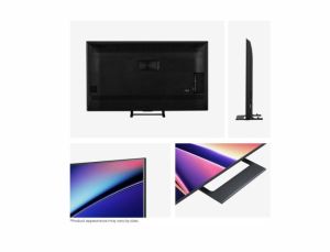 Телевизор Hisense 55" E8Q, 4K Ultra HD 3840x2160, ULED, Quantum Dot,144 Hz,HDR 10+, HLG, Dolby Vision, DTS Virtual X, Smart TV, WiFi, Light Sensor, BT, Anyview Cast, 4xHDMI, 2xUSB, LAN, CI+, DVB-T2/C/S2, Singale Stand, Black