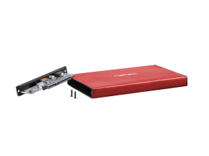 Чекмедже за SSD/HDD 2.5’’, Natec Rhino Go, USB 3.0, червен