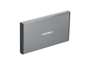 Чекмедже за SSD/HDD 2.5’’, Natec Rhino Go, USB 3.0, Сив