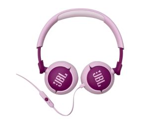 Слушалки JBL JR320 Wired on-ear kids headphones, Purple