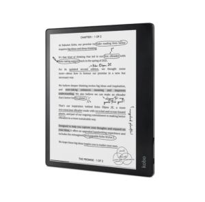 Четец за Е-книги Kobo Elipsa 2E-Book Reader Pack, E Ink Carta 1200 touchscreen, 10.3 inch, 1404 x 1872, 32 GB, CPU 2.0 GHz, USB-C, Includes Kobo Stylus, Black