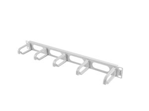 Аксесоар Lanberg 19" cable management AK-1205-S panel 5 rings - type b 1U, grey