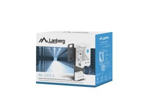 Аксесоар Lanberg closed-loop thermostat 10A for rack cabinets with 19" ear and terminal block, grey