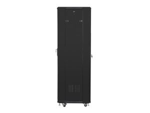Комуникационен шкаф Lanberg rack cabinet 19" free-standing 37U / 600x600 self-assembly flat pack, black