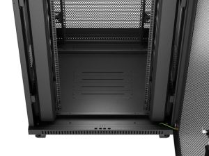 Комуникационен шкаф Lanberg rack cabinet 19" free-standing 37U/600X800 (FLAT PACK) with mesh door LCD black