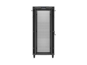 Комуникационен шкаф Lanberg rack cabinet 19" free-standing 37U/600X800 (FLAT PACK) with mesh door LCD black