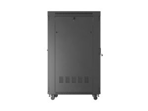Комуникационен шкаф Lanberg rack cabinet 19" free-standing 32U/600X1000 (FLAT PACK) with glass door LCD black