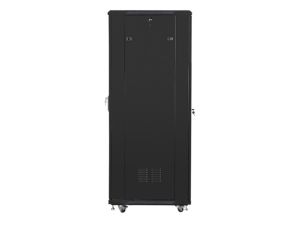 Комуникационен шкаф Lanberg rack cabinet 19" free-standing 37U / 600x800 self-assembly flat pack, black
