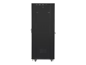 Комуникационен шкаф Lanberg rack cabinet 19" free-standing 37U / 600x800 self-assembly flat pack with mesh door LCD, black