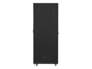 Комуникационен шкаф Lanberg rack cabinet 19" free-standing 47U / 800x1000 self-assembly flat pack, black