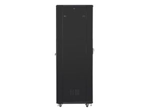 Комуникационен шкаф Lanberg rack cabinet 19" free-standing 37U / 800x800 self-assembly flat pack, black