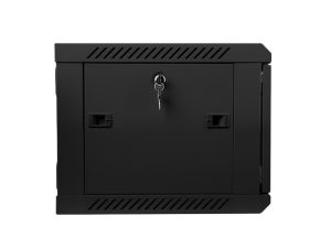 Комуникационен шкаф Lanberg rack cabinet 19" wall-mount 6U / 600x450 for self-assembly (flat pack), black