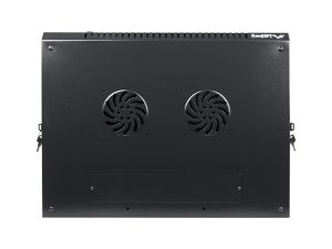 Комуникационен шкаф Lanberg rack cabinet 19'' wall-mount 12U / 600x450 for self-assembly (flat pack), black