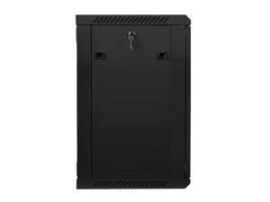Комуникационен шкаф Lanberg rack cabinet 19" wall-mount 15U / 600x450 for self-assembly (flat pack), black