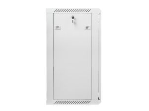 Комуникационен шкаф Lanberg rack cabinet 19" wall-mount 18U / 600x450 for self-assembly (flat pack), grey
