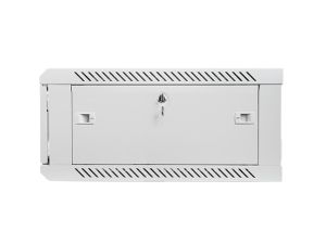 Комуникационен шкаф Lanberg rack cabinet 19" wall-mount 4U / 600x600 for self-assembly (flat pack), grey