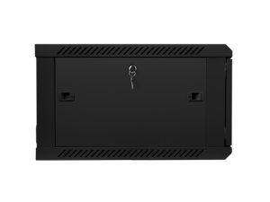 Комуникационен шкаф Lanberg rack cabinet 19" wall-mount 6U / 600x600 for self-assembly (flat pack), black