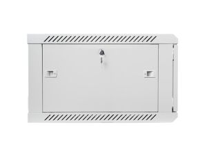 Комуникационен шкаф Lanberg rack cabinet 19" wall-mount 6U / 600x600 for self-assembly (flat pack), grey
