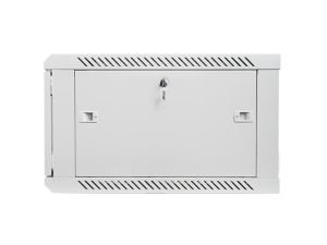 Комуникационен шкаф Lanberg rack cabinet 19" wall-mount 6U / 600x600 for self-assembly (flat pack), grey