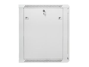 Комуникационен шкаф Lanberg rack cabinet 19" wall-mount 15U / 600x600 for self-assembly (flat pack), grey