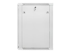 Комуникационен шкаф Lanberg rack cabinet 19" wall-mount 18U / 600x600 for self-assembly (flat pack), grey