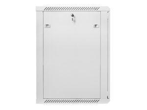Комуникационен шкаф Lanberg rack cabinet 19" wall-mount 18U / 600x600 for self-assembly (flat pack), grey