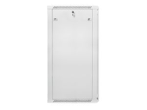 Комуникационен шкаф Lanberg rack cabinet 19" wall-mount 27U / 600x600 for self-assembly (flat pack), grey