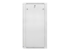 Комуникационен шкаф Lanberg rack cabinet 19" wall-mount 27U / 600x600 for self-assembly (flat pack), grey