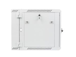 Комуникационен шкаф Lanberg rack cabinet 19" double-section wall-mount 9U / 600x600 for self-assembly (flat pack), grey