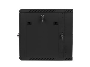 Комуникационен шкаф Lanberg rack cabinet 19" double-section wall-mount 12U / 600x600 for self-assembly (flat pack), black