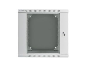 Комуникационен шкаф Lanberg rack cabinet 19" double-section wall-mount 12U / 600x600 for self-assembly (flat pack), grey