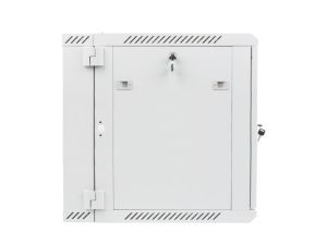 Комуникационен шкаф Lanberg rack cabinet 19" double-section wall-mount 12U / 600x600 for self-assembly (flat pack), grey