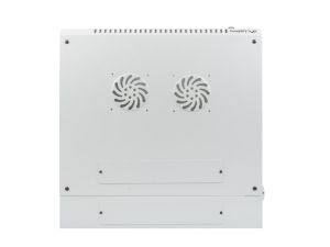 Комуникационен шкаф Lanberg rack cabinet 19" double-section wall-mount 12U / 600x600 for self-assembly (flat pack), grey
