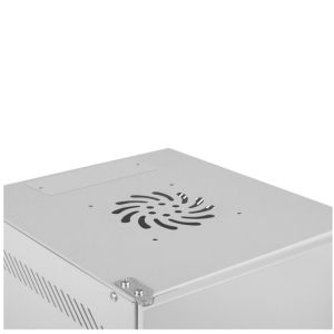 Комуникационен шкаф Lanberg rack cabinet 10" wall-mount 4U / 280x310 for self-assembly (flat pack) with metal door, grey