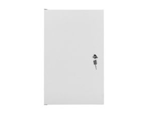 Комуникационен шкаф Lanberg rack cabinet 10" wall-mount 9U / 280x310 self-assembly flat pack with metal door, grey