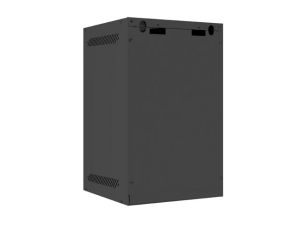 Комуникационен шкаф Lanberg rack cabinet 10" wall-mount 9U / 280x310 for self-assembly (flat pack), black